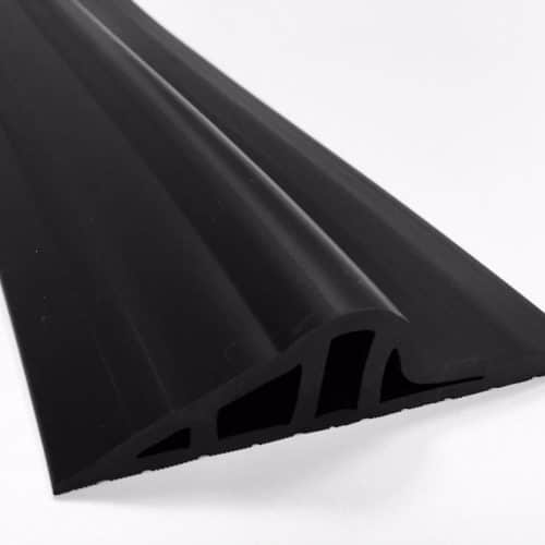 Sample of Heavy Duty Black Garage Door Seal Kit XL 30mm High